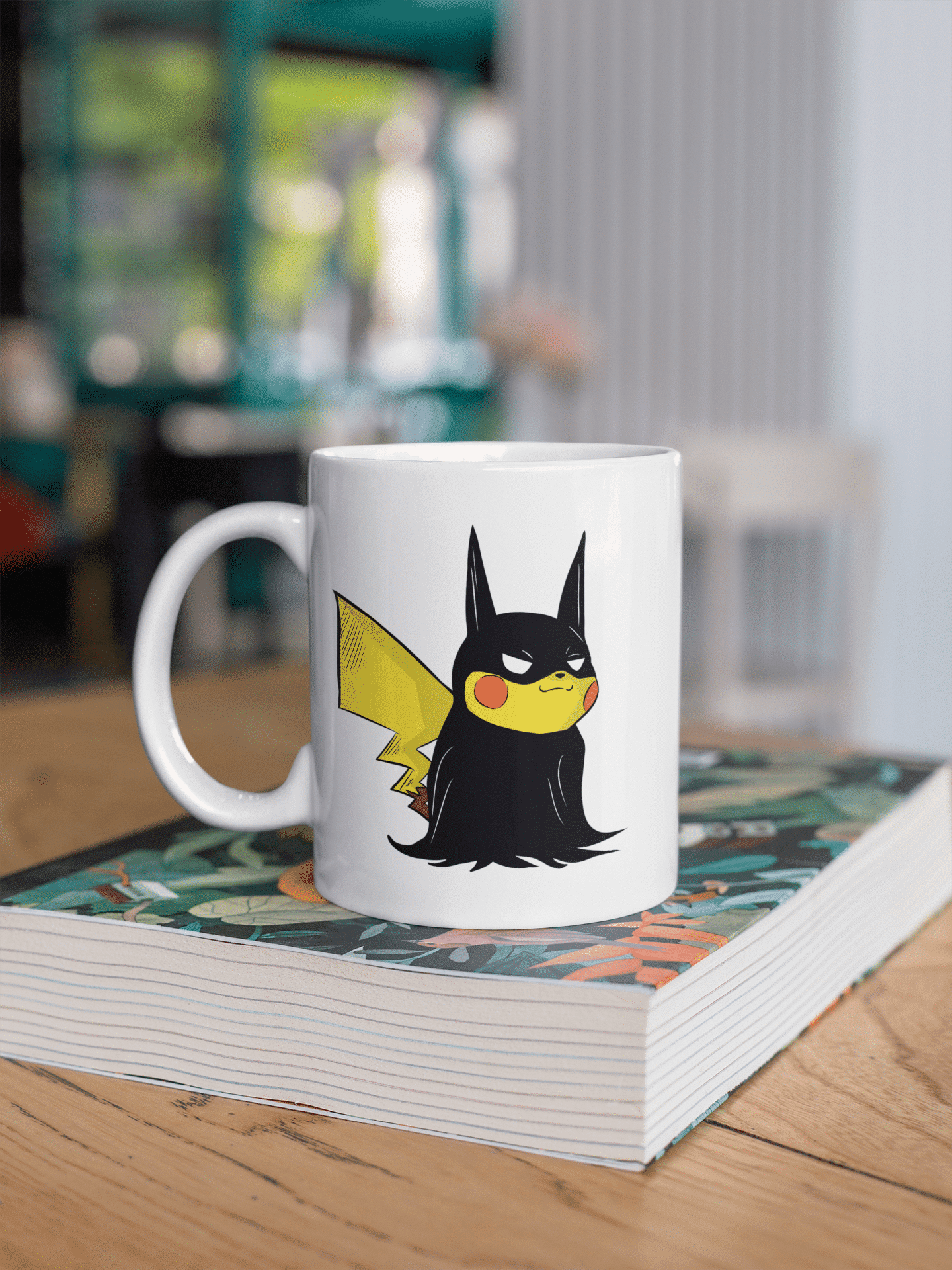 Taza Pikachu Batman - 15 OZ