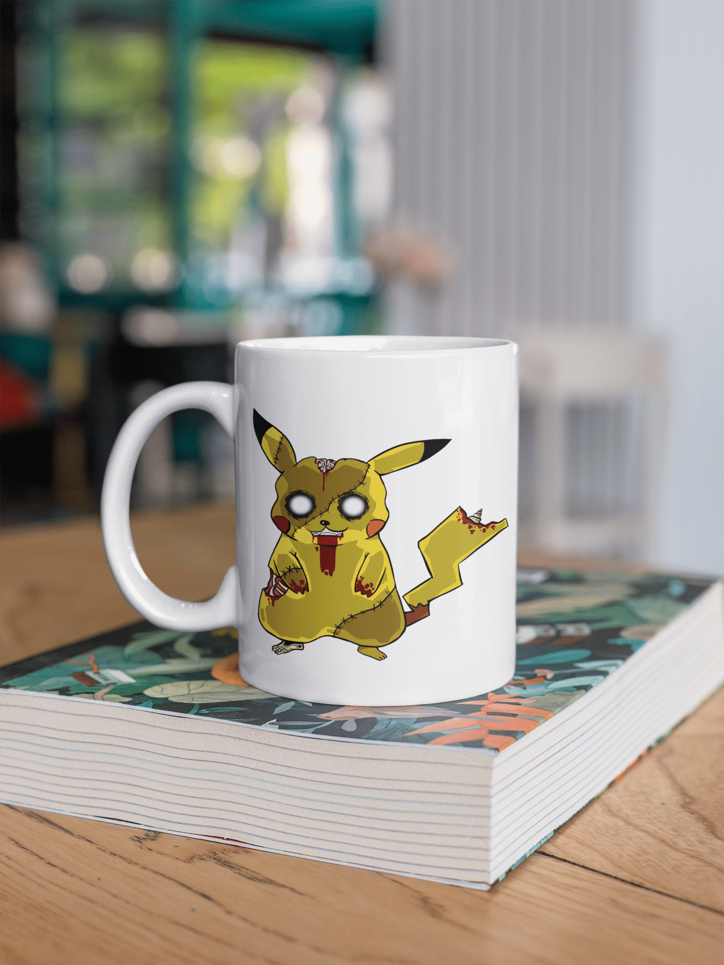 Taza Pikachu Zombie - Pokemon - 15 OZ