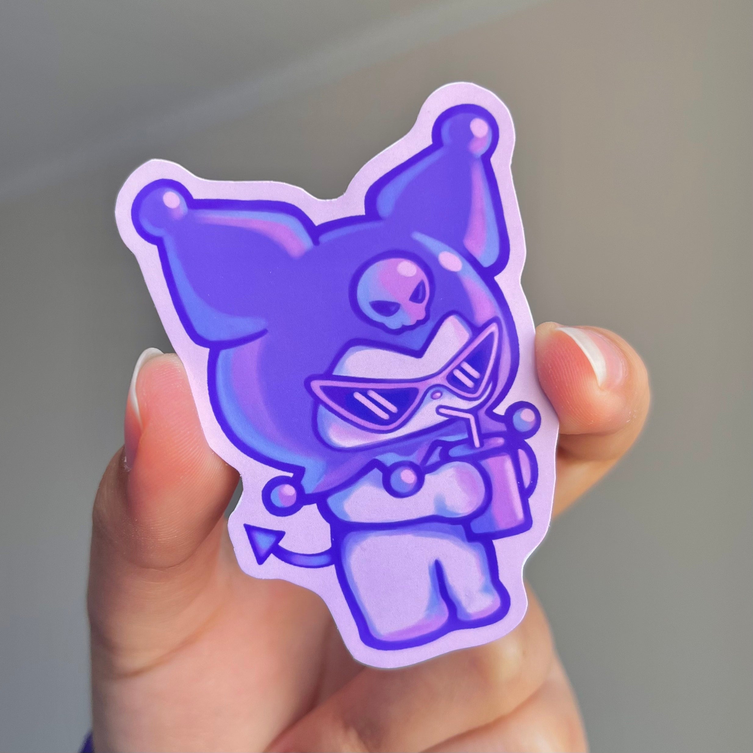 Sticker individual – Kuromi cool – Sanrio