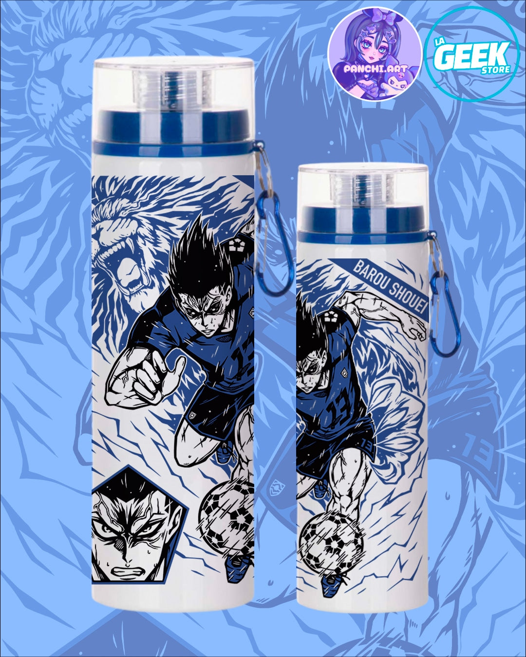 Botella de agua - Barou - Blue Lock