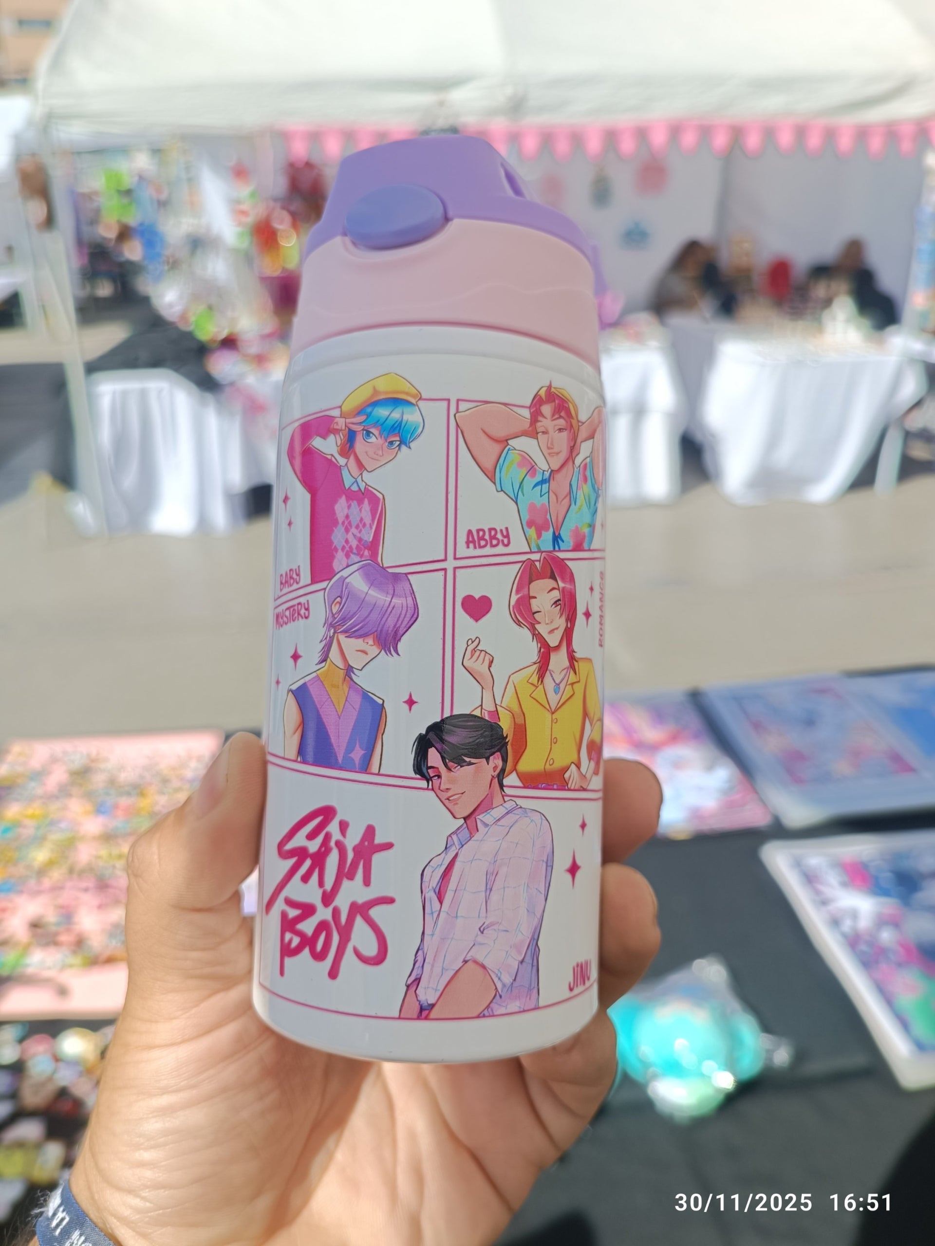 Botella Agua Saya Boys Huntrix