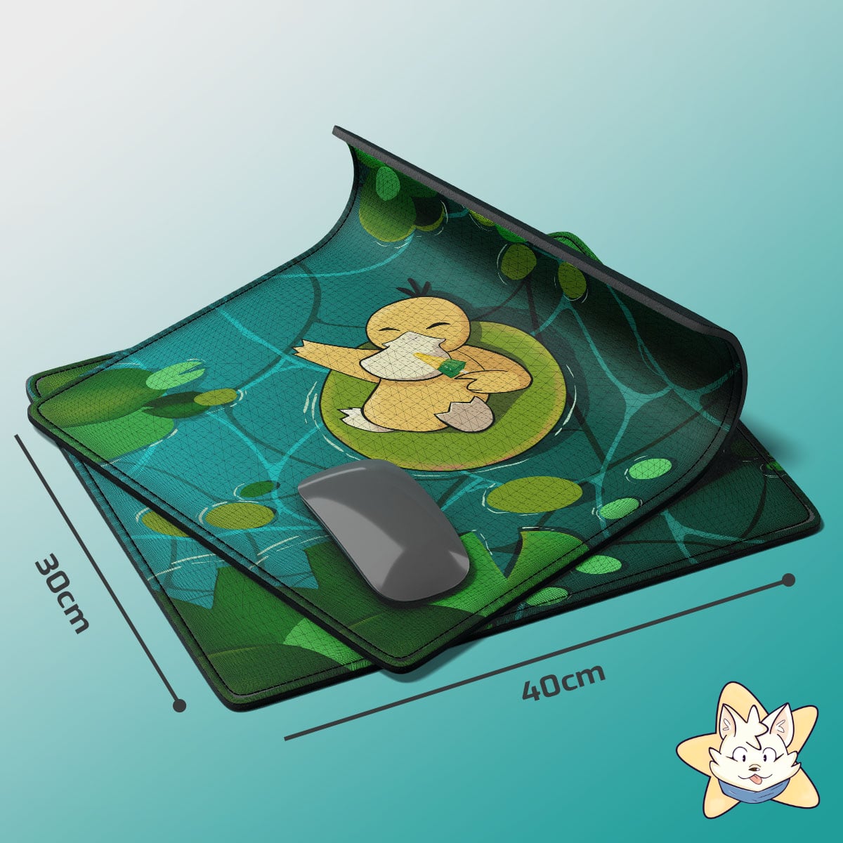 Mouse pad Psyduck - Pokemon (medidas 30x40)