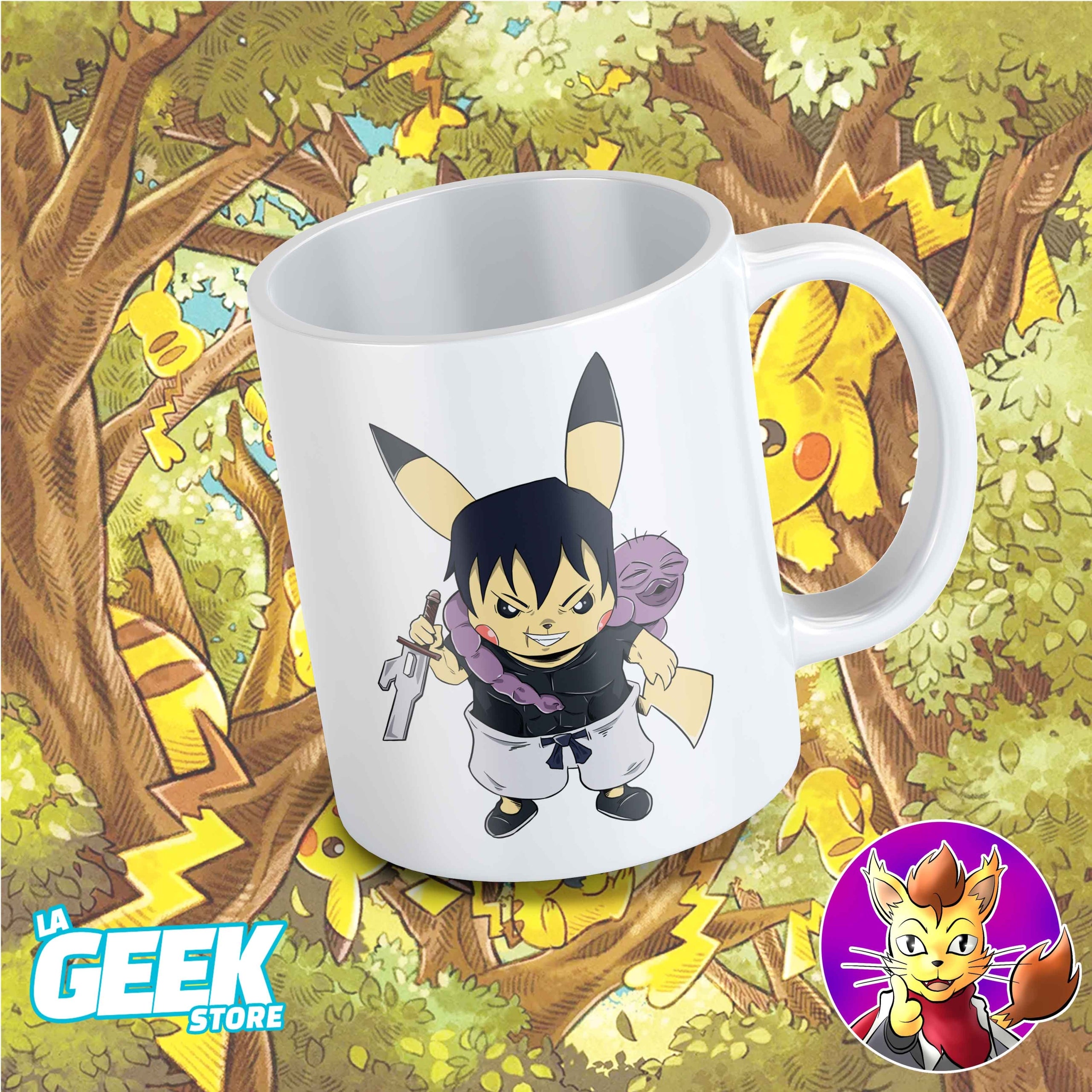 Taza Pikachu Fushiguro Toji - Jujutsu Kaisen
