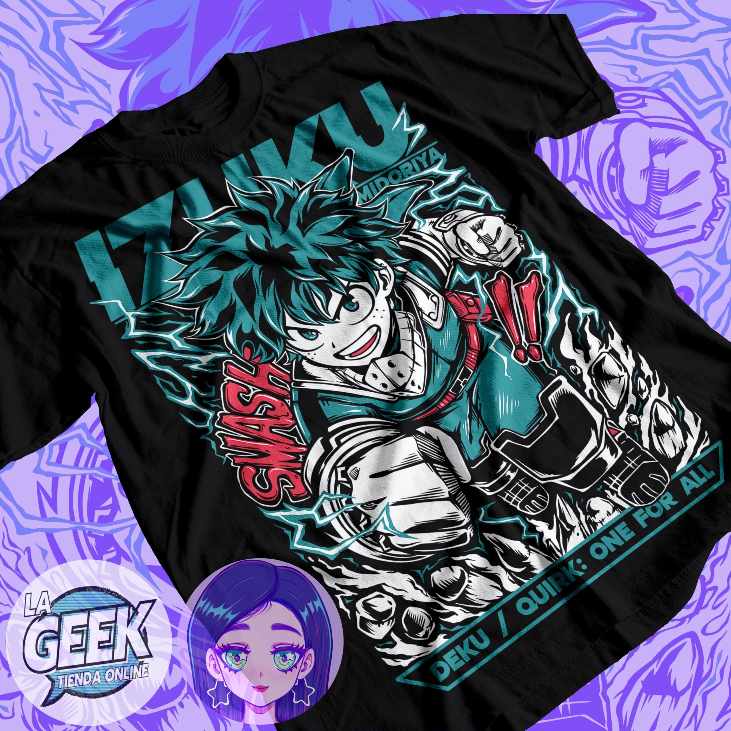 Polera manga corta - Deku - Boku no Hero Academia