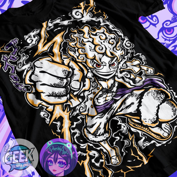 Polera manga corta - Luffy Gear 5 - One Piece