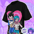 Polera manga corta - Vegeta y Bulma - Dragon Ball Super