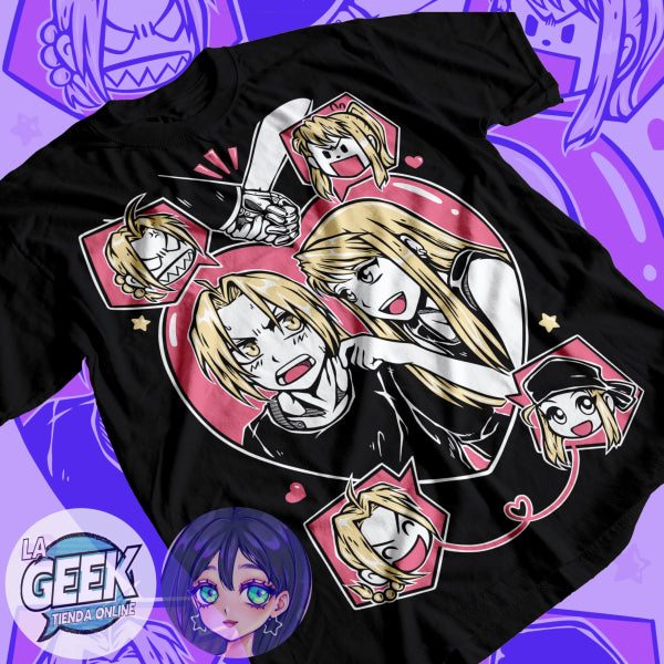 Polera - Edward X Winry - Fullmetal Alchemist