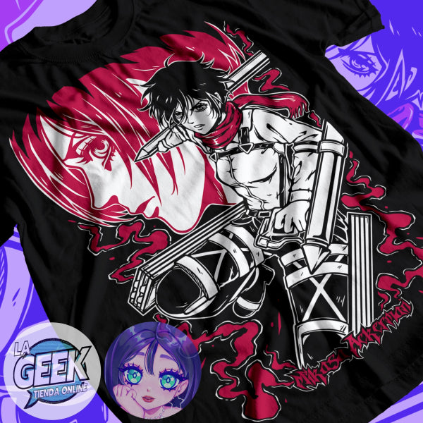 Polera - Mikasa Ackerman - Shingeki No Kyojin
