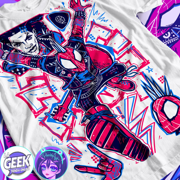 Polera manga corta - Hobie Brown - Spider Punk
