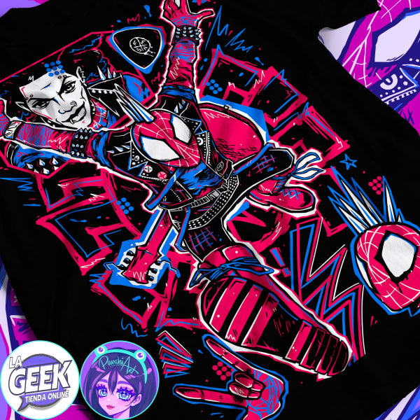 Polera manga corta - Hobie Brown - Spider Punk