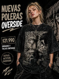 Polera Hajime no Ippo Overside acid wash