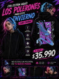 Poleron - Hoddies Articuno  con cierre