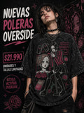 Polera Nana  Overside acid wash