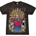 Polera Oversize Acid Wash Goku fiestas patrias