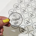 Stickers Adhesivo Metro Cuadrado Transparentes