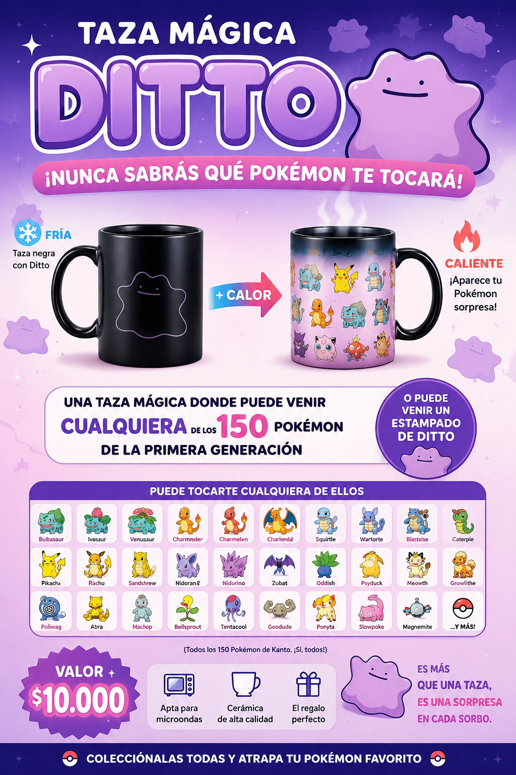 Taza Magica Ditto