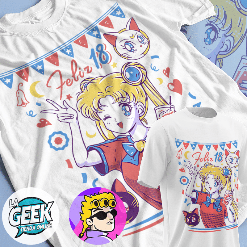 Polera Sailor Moon Fiestas Patria