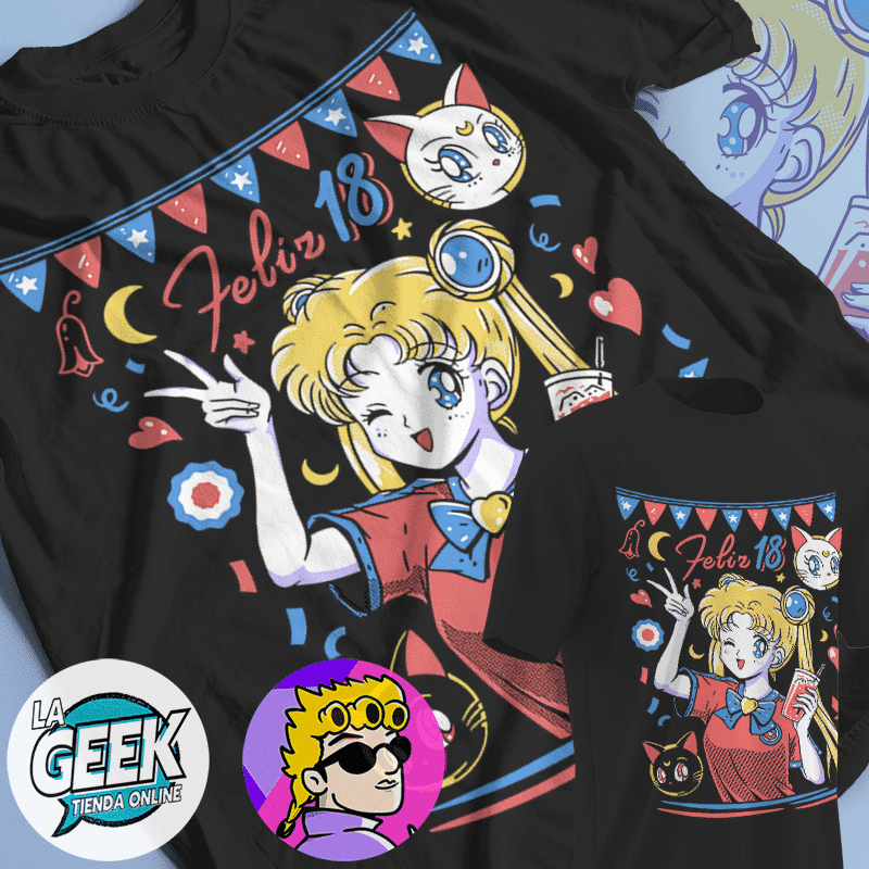 Polera Sailor Moon Fiestas Patria