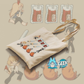Tote Bag Chainsaw man chibi